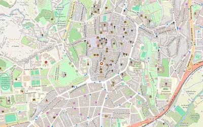 Mapa de la ubicación de Peluquería Anxo