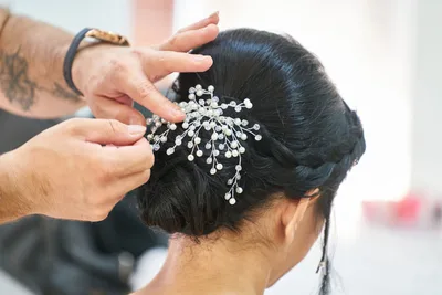 Recogido de novia terminado