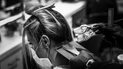 Resultado de mechas en el salón